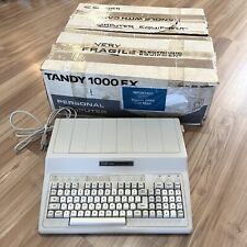 Vintage TANDY 1000 EX Personal Computer 25-1050B w/ Box Radio Shack MINTY CLEAN picture
