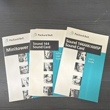 Vintage Packard Bell Sound 144 Sound Card Software User Manual MPN 100716 picture