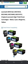 Lexmark 801H complete set picture