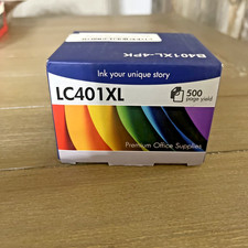 Premium Office Supplies LC401XL 4 Pack  Black Cyan Magenta Yellow Ink Cartridges picture