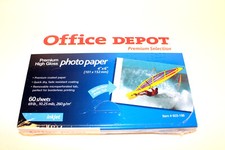 Office Depot Photo Paper 60 Sheets 69lb Premium 4x6 picture