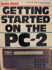 GETTING STARTED ON THE PC-2 Computer Book  Manual Radio Shack 26-3620 VTG 1983 picture