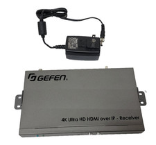 Gefen EXT-UHD-LANS-RX HDMI 4k Ultra HD HDMI over IP Receiver w/ rack ears, PSU picture