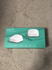 Amazon eero 7 Dual-Band Mesh Wi-Fi 7 System (2-Pack), Up to 2.5Gbps, 4,000 sq.ft picture