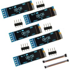 5 Pack 0.91 inch OLED IIC Display Module 128x32 Pixel Mini -Luminous Display ... picture