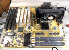 ABit AB-BX6 Motherboard Slot 1 With Pentium II 233 CPU picture