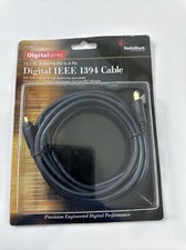 RADIO SHACK 6 Pin to 4 Pin Digital IEEE 1394 Cable 14.5 Ft picture