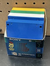 SONY 2HD 1.44MB 3.5 In Double Sided Floppy Diskettes 20 Pack Never Used picture