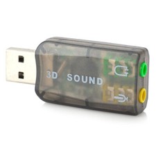 USB 2.0 Sound Card External 5.1 Channel 3D Mic Speaker Virtual Audio PC Adapter picture