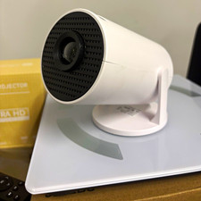 LED Source Projector LED Desktop Multimedia Projector White/Black w/ Remote picture