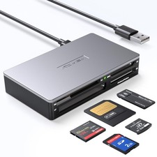 SmartMedia Card Reader Writer All-in-1 USB Universal Multi Card Adapter Slim Hub picture