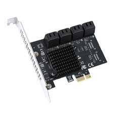 8Port PCIe to SATA 3.0 6Gb/s Expansion Card SA3108J ASM1064+JMB575 X1 Slot picture