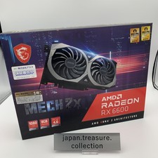 MSI Radeon RX 6600 MECH 2X 8G Video Graphics Card, PCI-E Gen 4 GDDR6 GPU picture
