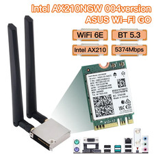 Intel AX210 ASUS WiFi Go Network Adapter WiFi 6E Wireless Bluetooth 5.3 5374Mbps picture