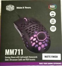 NEW Cooler Master MM711 Wired Lighted Gaming Mouse 20M Clicks, 60g, 16K DPI . picture