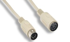 6FT AT Keyboard Extension DIN5 Male to Female  MIDI picture