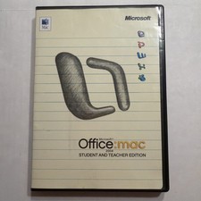 Microsoft Office: MAC 2004 W/ PRODUCT KEY | CIB W/Manual Teacher/Student Edition picture