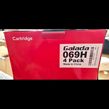Galada 069H Compatible 4-Pack Laser Toner Cartridges Multicolor for Canon picture