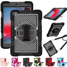 Rugged Stand Hard Case Shockproof Cover Strap For iPad 5/6/7/8/9/10/11th Gen Air picture