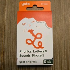 Yoto Originals Phonics: Letters & Sounds: Phase 1. Set of 7 Audio Book Cards picture