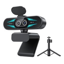  4K Webcam 1080P 60fps Web Camera EMEET C60E 4K Binocular USB Camera With RGB Li picture