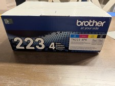 Brother Genuine TN223 Toner Cartridge Four Pack 4PK - MISSING BLACK picture