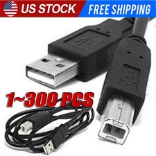 NEW USB 2.0 A TO B High Speed Printer Scanner Premium Cable Cord 1.5m Lot picture