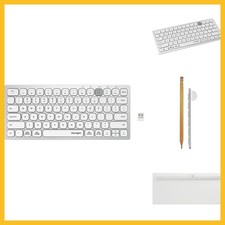 Kensington Multi-Device Dual Wireless Compact Keyboard - Silver (K75504US) picture