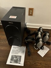 Dell Altec Lansing ADA995 THX 5.1 Speaker System w/ Super Subwoofer - 200W POWER picture