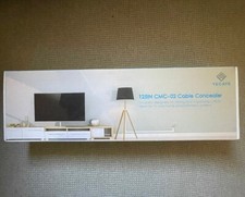 Yecaye 125 Inch CMC-02 Cable Concealer White Home Improvement Interior Design picture