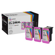 LD InkPods for Canon CL-246XL High Yield (Color, 3-Pack with OEM printhead) picture