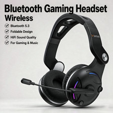 Wireless Gaming Headset Bluetooth with Microphone 3D Sound Foldable Headphone picture