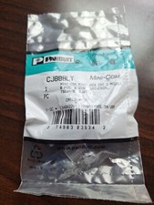 NEW Panduit CJ88BLY Mini-Com CAT3 Module UTP8 Jack BLACK RJ45 picture