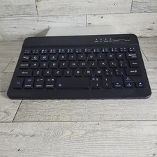 Mini Keyboard Black Mini 7‑Inch Portable 59‑Key Computer Accessory Tested Works picture