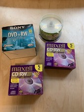 MAXWELL CD-RW 650 MB, SONY DVD +RW, CD-R 48X picture