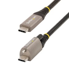 StarTech 20in 50cm Top Single Screw Locking USB C Cable 10Gbps, USB 3.1 Type-... picture