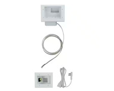 Commercial Electric Low Profile Flat Panel TV Cable Organizer Kit White picture