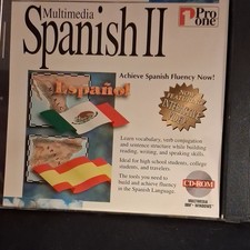 Pro One Multimedia Spanish II Language Course CD-ROM for Windows 3.1/95 picture
