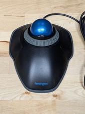 Kensington Orbit Wired Trackball Mouse with Scroll Ring Black/Blue picture