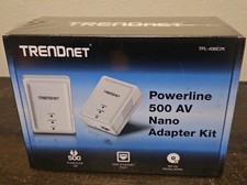 New TRENDnet TPL-406E2K Powerline 500 AV Nano Adapter Kit  picture