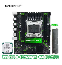 MACHINIST X99 PR9-H Motherboard Set Kit With LGA2011-3 Xeon picture