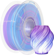 High Speed PETG Filament 1.75Mm,1Kg, Transparent Gradient Blue Purple picture