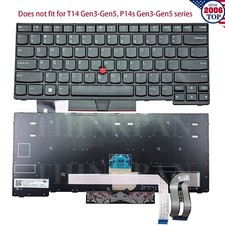 New US Non-Backlit Keyboard for Lenovo ThinkPad T14 Gen 1 Gen 2 P14s Gen 1 Gen 2 picture
