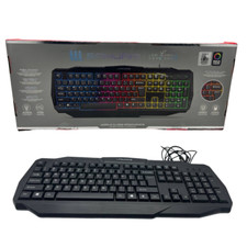 RGB Wired Gaming 100% Keyboard USB for Windows Mac PC Rainbow Lifeworks Samurai picture