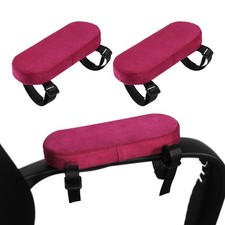 2Pcs Office Chair Arm Pads, Armrest Pad for Computer Gaming Chairs, Rose Red picture