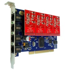 TDM400P FXO FXS Card For Asterisk Issabel Free PBX Dahdi Freeswitch TDM 400p picture