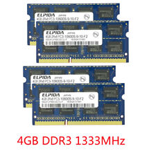 16GB 8GB 4GB DDR3 1333MHz PC3-10600S SO-DIMM RAM Laptop Memory For Elpida LOT picture