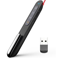 N76 Rechargeable Presentation clicker with Pointer, Long Range Presentation R... picture