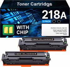 E-Z Ink 2-Pack Black 218A with Chip Compatible for HP 218A Toner Cartridges 218X picture