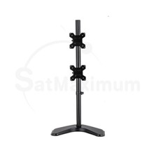 Vertical Dual Monitor Desktop Mount Desk Stand Fits TV 13